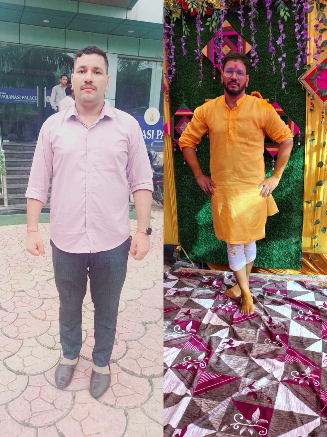 Dhirendra Tiwari, 32 - before